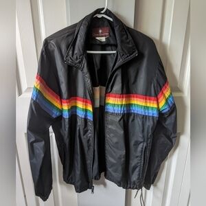 Vintage Rainbow Wind Breaker